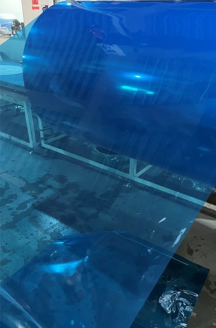 R-PET Biaxially Stretched Blue Film
